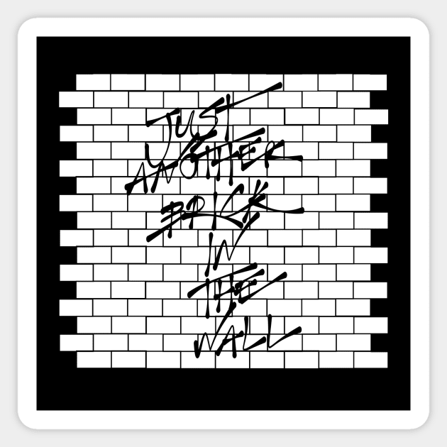 Pink Floyd - The Wall Sticker by JoannaPearson